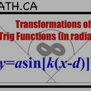 Transformations Of Trig Functions In RADIANS Full Lesson MHF4U