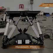 6DOF Motion Platform High Speed Dynamics Shaker Hexapod Motion Simulator Payload 500kg
