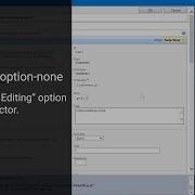 Controlling Inline Editing Mode