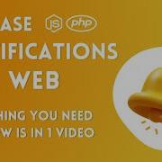 Firebase Push Notification For Web Using JavaScript And PHP Firebase Cloud Messaging
