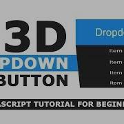 Dropdown Button OnClick With Html CSS And Javascript Simple JQuery Tutorial For Beginners