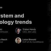 Беседа у камина экосистема и технологические тренды ClickHouse Vercel Dbt Labs CoreWeave