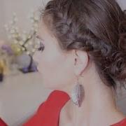 Прическа для новогоднего образа пучок с элементами плетения от Elena864 All Things Hair