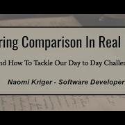 String Comparison In Real Life Naomi Kriger