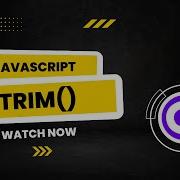 Trim Method In Javascript Javascript String Concatination Javascript String Tutorial In Tamil