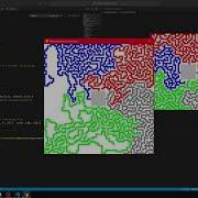 Python Pygame Recursive Backtracking Maze Generator