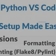 Python VS Code Setup Tutorial Extensions Formatter Linting For Beginners