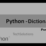 Python Dictionaries Part 1