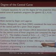 Degree Of Central Curve In Quadratic Programming