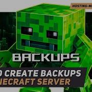 How To CREATE BACKUPS For Minecraft Server With ONE CLICK
