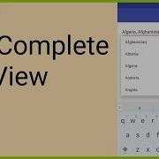 MultiAutoCompleteTextView Android Studio Tutorial