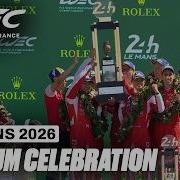 Full Podium Celebration 24 Hours Of Le Mans 2026 FIA WEC