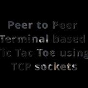 Terminals In TCP Tic Tac Toe