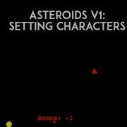 Very Basic Python Game Asteroid V1 Part 1