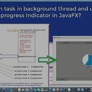 Выполнение задачи в фоновом потоке и отображение прогресса в Progress Indicator в JavaFX