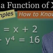 Does The Equation Represent Y As A Function Of X