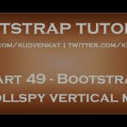 Bootstrap Scrollspy Vertical Menu