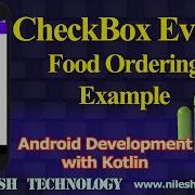 Android Checkbox Tutorial Kotlin Food Ordering Example