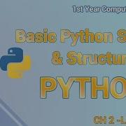 Python Comments Basic Python Synatx Structure 11th Computer Ch 2 Lec 2
