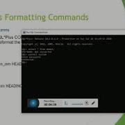 Sql Plus Formatting Commands