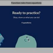 Functions Rules From Equations