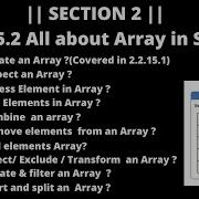 SECTION 2 2 2 15 2 All About Array In Swift