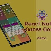 Guess The Number Game React Native Demo Video