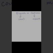 Discrete Vs Continuous Maths Mathematics Discretemathematics Continuous