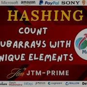 Count Subarrays With Unique Elements DSA HASHING JAVA TAMIL