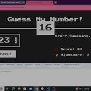 Javascript Guess My Number Mini Project