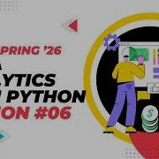 Live Session 06 Data Analytics With Python NPTEL Spring 2026