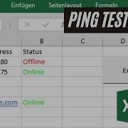 Build Your Own Ping Tester 1 Ping To Multiple Devices Using Excel Networking Tech Tip