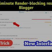 How To Eliminate Render Blocking Resources In Blogger Fix Eliminate Render Blocking Resources