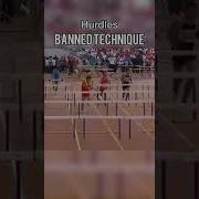 Hurdler Runs Through Hurdles