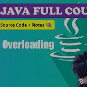 Lecture 13 What Method Overloading With Exmple Beginner To Advance L Java Course 2024 CodeMyth