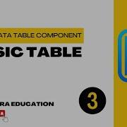 React Data Table Tutorial 3 Basic Table
