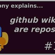 Github Wikis Are Repos Beginner Intermediate Anthony Explains 352