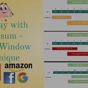 Subarray With Given Sum Sliding Window Technique Amazon Google Facebook Interview Question