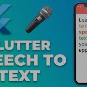 Flutter Speech To Text App Tutorial Voice Recognition