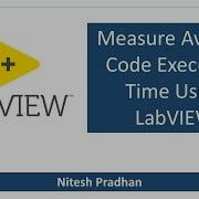 Measure Average Code Execution Time Using LabVIEW