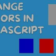 Changing The Color Of A DIV With JavaScript