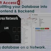 Как предоставить общий доступ к базе данных Microsoft Access в сети Разделение базы данных Access