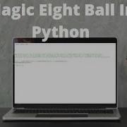 How To Make A Magic Eight Ball In Python
