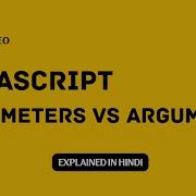 JavaScript Tutorial In Hindi For Beginners Parameters And Arguments In JavaScript