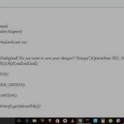 How To Create A Notepad In Java Swing Part 4 Saving Changes