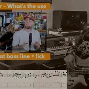 Mac Miller What S The Use Thundercat Bassline And Lick BASS TABS NOTATION Tiny Desk