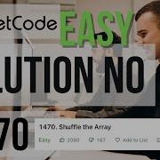 LEETCODE SOLUTION 1470 Shuffle The Array Leetcode For BEGINNERS EASY Javascript