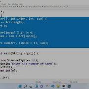 Find Sum Of Odd Elements Of An Array Using Recursion