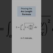 Arc Length Formula Proof Maths Mathematics Math Calculus Formula Proof
