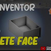 Inventor How To Delete Face